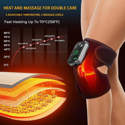 NuraRelief Knee Massager With Heat