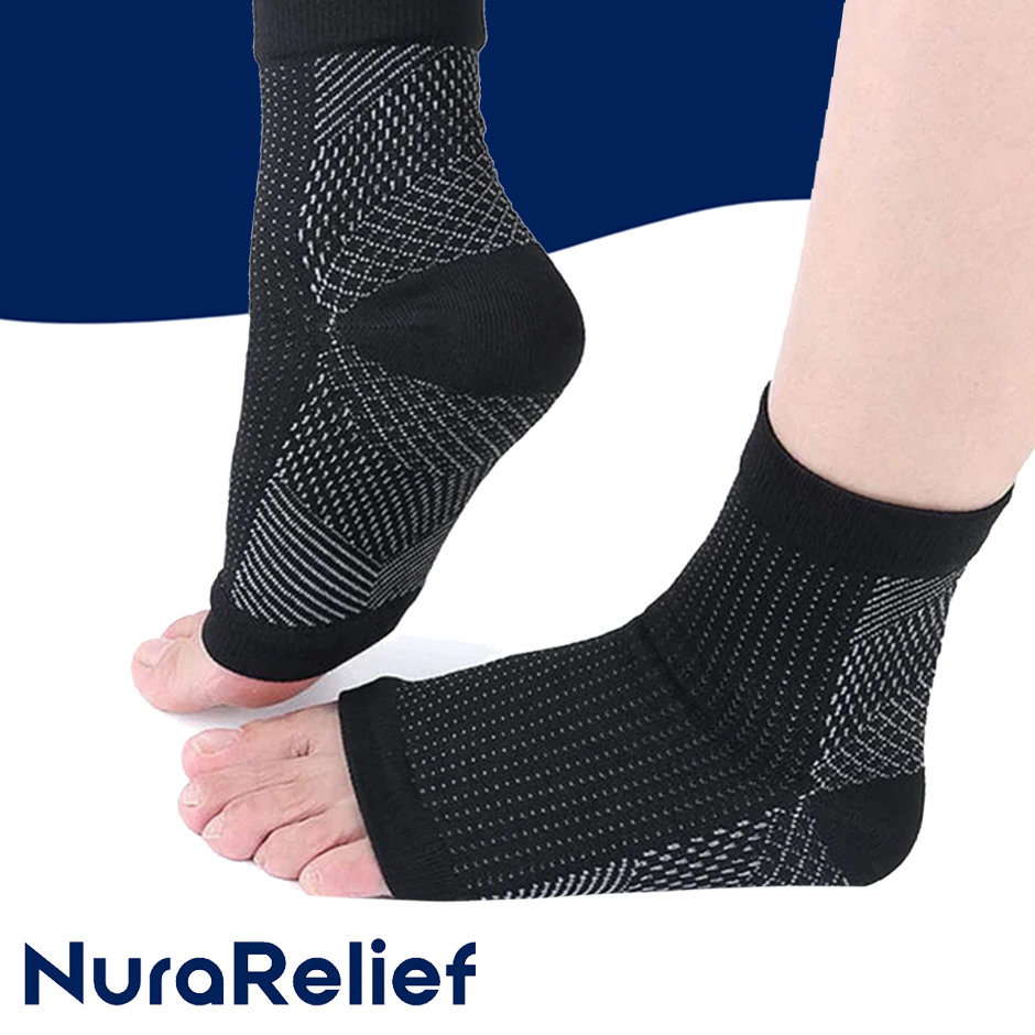 NuraRelief Orthopedic Toe-Free Compression Socks